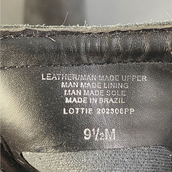 Chelsea & Violet Lottie Suede Lug Sole Platform Chelsea Booties womens size 9.5 - Picture 9 of 9
